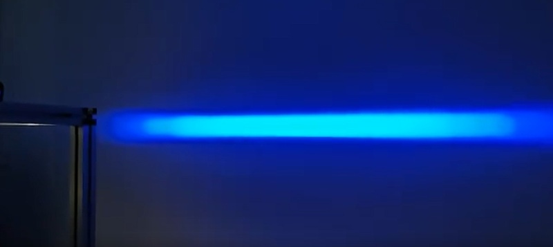 line beam blue
